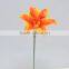 4 Inch Plastic Decorative Lily Flowers Garden Stakes