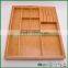 Fuboo unique design bamboo knife organizer utensil holder