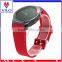 Red Smart Watch Bracelet Silicon watch Band /Leather Strap Wristband For SAMSUNG GEAR S R750