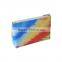 promotional portable colorful canvas pouch purse with zipper