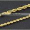 Alibaba wholesale solid stainless steel jewelry for men women gold rope chain                        
                                                                                Supplier's Choice