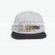 custom flat brim white snapback caps wholesale