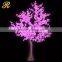 Artificial cherry blossom tree with led lights for christmas decorations