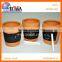 3 pcs paintable ceramic flower pot with chalkboard