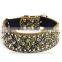 wholesale leather studded dog collars