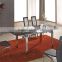 modern design glass dining table designs four chairs