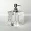 2016 crystal new design empty glass hand wahing liquid bottle