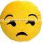 Soft Emoji Smiley Emoticon Yellow Round Cushion Pillow Stuffed Plush Toy Doll