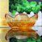 yellow crystal glass name card holder