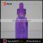 Wholesale high quality purple 1oz 30ml glass dropper bottles