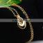 Heart-shaped jewelry sets,stainless steel jewelry gold plated