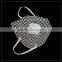 Grey spunlace nonwoven protective face mask with valve