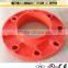 Ductile Iron Grooved Pipe Fittings Adaptor Flange