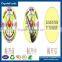 Customized blank transparent cd anti-fake scratch off label