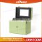 Easy Carrying Green Cheap Professional Makeup Case Pvc with Drawers