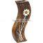 Beautiful design high quality hand painted rattan wicker decor vase