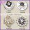 New Arrival Factory Wholesale square rhinestone ribbon buckle for wedding