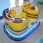 Kids outdoor playground equipment Coin operated electric Cake Bumper Cars