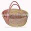 Rectangular seagrass basket