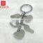 Five pendant metal keychain