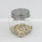 500ml SQUARE GLASS STORAGE JAR WITH METAL LID