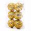 Factory Sale unique design lastic pumpkin 6cm christmas hanging ball from China