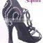 Suphini Black Factory Hot Sale Latin Ballroom Dance Shoes