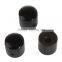 3PCS Chromed Metal Dome Knobs Knurled Barrel for Electric Guitar Parts Silver