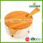 Large Glass Salad Bowls With Bamboo Lid