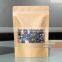 Custom Printed Brown Kraft Food Packaging Paper Bags With Window