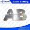 high precision cnc laser cutting metal number letter logo