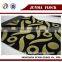 Green stripped pattern Manufacturer China Textile flock on flock fabric aisadi home textile