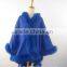Factory Price Women Sheep Fur Hooded Cape Best Quality Supplier/OEM/ODM