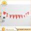 Hot sale party banner colorful dot string flag cheap party pennant decorations