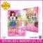 Eco-friendly 6080 Vinyl doll with doll accessories best toy gift for girls