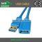 Super speed blue color usb 3.0 extension cable up to 5Gbps