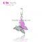 S182 Globalwin Wholesale Fashion Silver 925 Custom Butterfly Charms