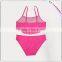 Stripe Boyleg kids lycra swimwear