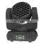 Factory price 36pcs 3W RGBW led moving head light beam wash stage lighti