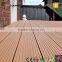 Popular best sell groove solid wpc outdoor ground floor