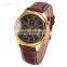 IMPERIAL KS Mens Coffee Leather Automatic Analog Mechanical Wrist Watch