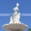 Large Garden Marble Water Fountain with Lady Statue