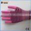 BSSAFETY 13 Gauge knitted zebra polyester nylon garden work glove