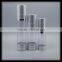 15ml/30ml/50ml silver airless pump bottle airless cosmetic cream pump containers,lotion cream