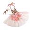 2016 Latest Style Lovely Baby Sequin Romper Tutu Set ,Lovely Style Gold Dot Dresses For Little Girl , Girl Boutique Clothing