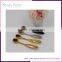Hot sell Single toothbrush style Oval Makeup brush set with different colors handle