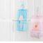 Mesh hanging shower portable quick dry bath accessory organizer with many pockets
