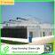 Galvanized steel structure glass cover used commercial greenhouses