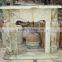 Modern Design LIGHT GREEN ONYX FIREPLACES