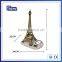 decoartive Outdoor solar powered sculpture polyresin eiffel tower shaped garden LED lights